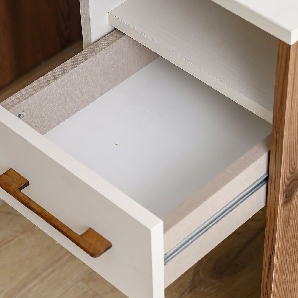 Gordion Study Desk- Light Cream - Image 3