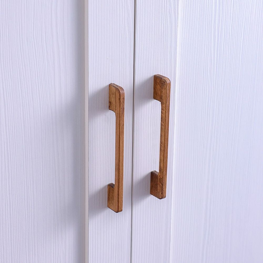 Gordion 3-Door Wardrobe - Cream - With 2-Year Warranty - Image 5