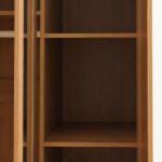 Zirco 3-Door Wardrobe-Brown Oak-With 2-Year Warranty