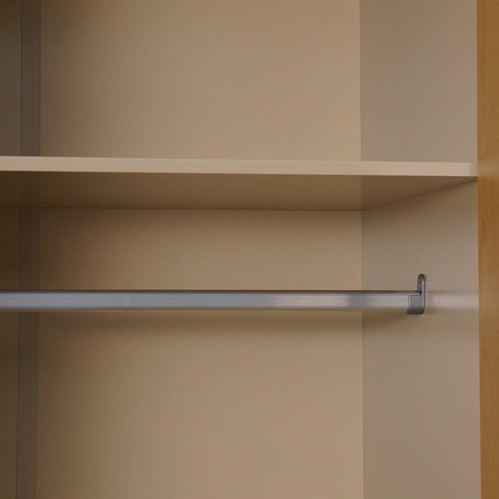Bellano 3 Door Wardrobe With Mirror - Taupe/Oak - Image 5