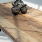 Noriel Mango Wood Dining Table with 7CM Top Thickness