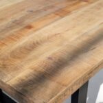 Noriel Mango Wood Dining Table with 7CM Top Thickness