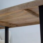Noriel Mango Wood Dining Table with 7CM Top Thickness