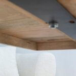 Noriel Mango Wood Dining Table with 7CM Top Thickness