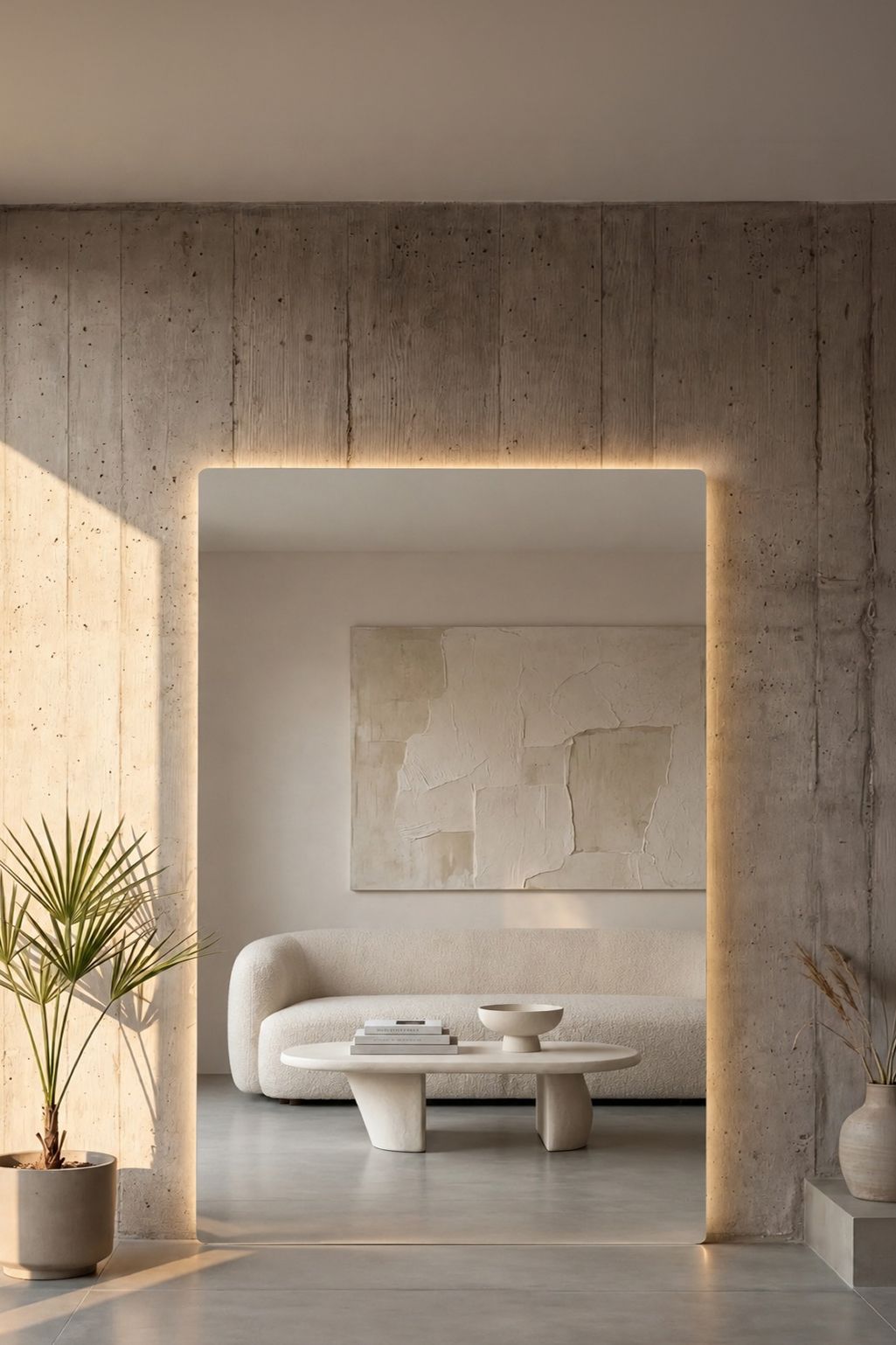 Amara XL Backlit Frameless Full Length Mirror