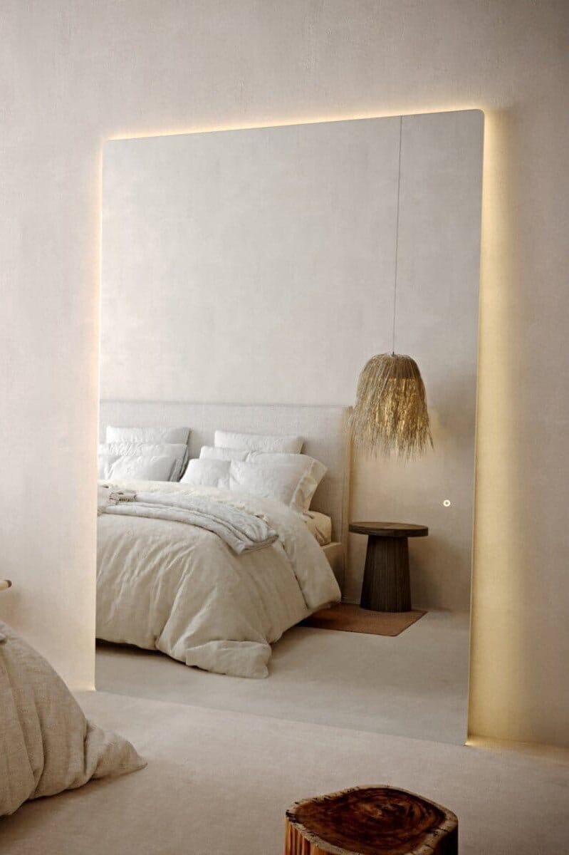 Amara XL Backlit Frameless Full Length Mirror - Image 2
