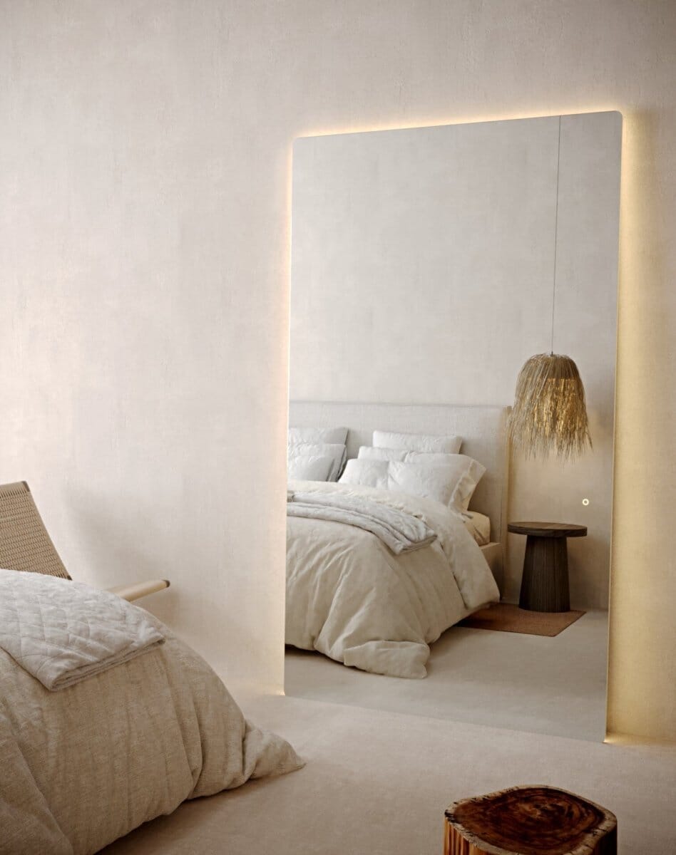 Amara XL Backlit Frameless Full Length Mirror - Image 5