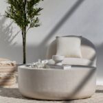 Alto Off White Speckled Microconcrete Coffee Table