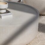 Alto Off White Speckled Microconcrete Coffee Table
