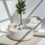 Alto Off White Speckled Microconcrete Coffee Table