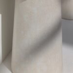 Malta Off White Speckled Microconcrete Top Console Table