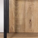 Ardley Industrial Display Mango Wood Cabinet with Shelves