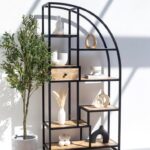 Warren Industrial Half Arch Display Shelves