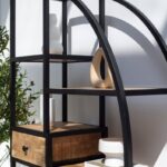 Warren Industrial Half Arch Display Shelves