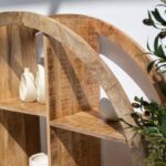 Miles Wooden Round Bookcase