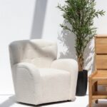 Sicily Boucle Sofa Chair with Arms