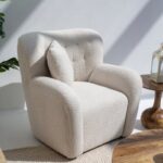Sicily Boucle Sofa Chair with Arms