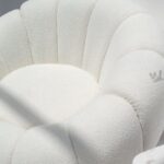Blossom Off White Boucle Arm Chair