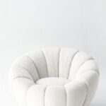 Blossom Off White Boucle Arm Chair