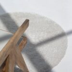 Round Arctic Cloud - White Fluffy Shaggy Rug