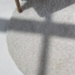 Round Arctic Cloud - White Fluffy Shaggy Rug