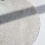 Round Arctic Cloud - White Fluffy Shaggy Rug