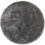 Round Grey Clouds - Fluffy Shaggy Rug