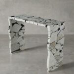 Adalynn Irregular Top & Legs Viola Console Table