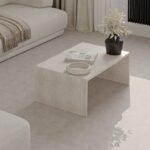 Geneva Crema Marfil U Shaped Coffee Table