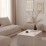 Geneva Limestone U Shaped Coffee Table