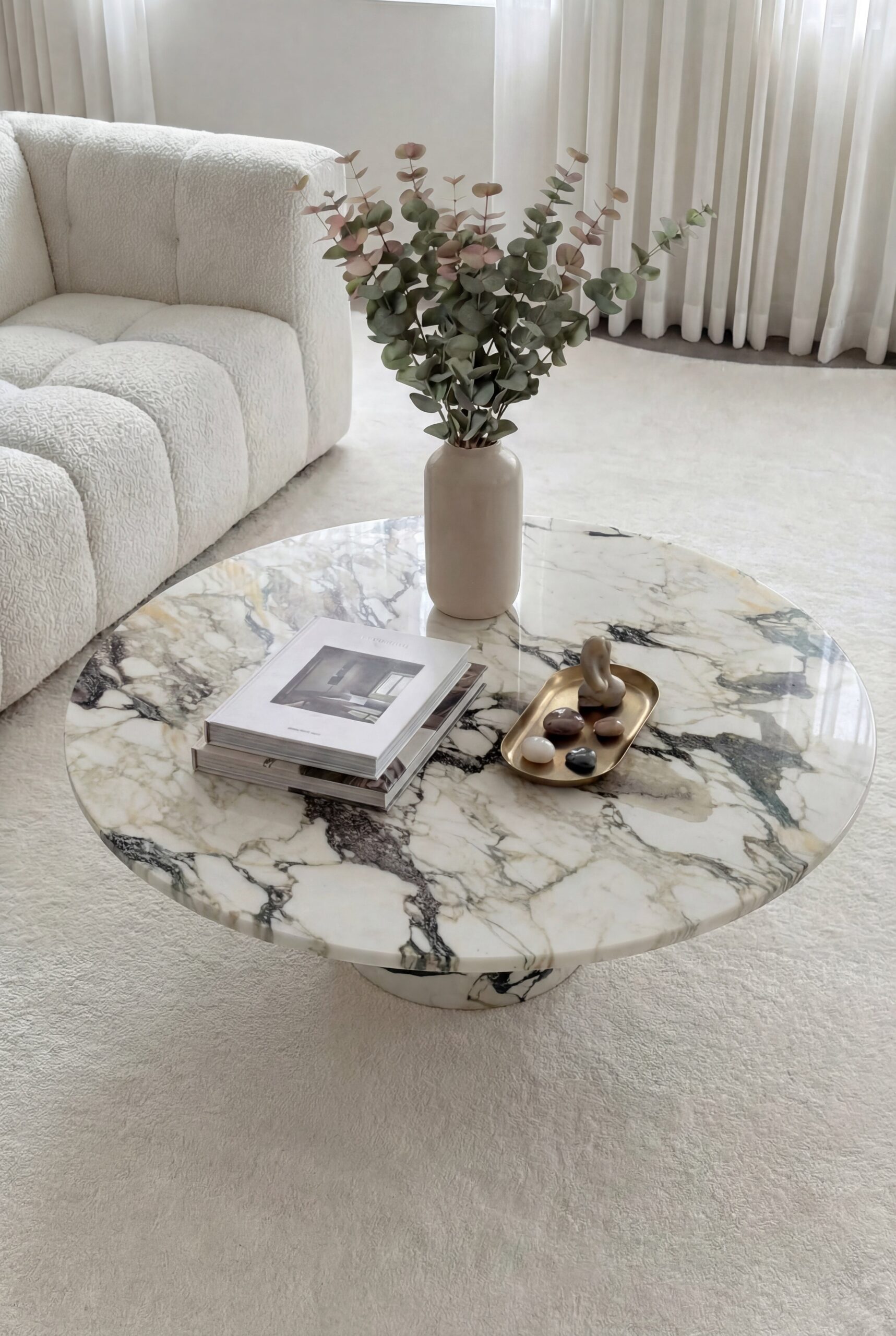 Hadley Viola Round Coffee Table