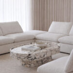 Arizona Viola Oval Coffee Table