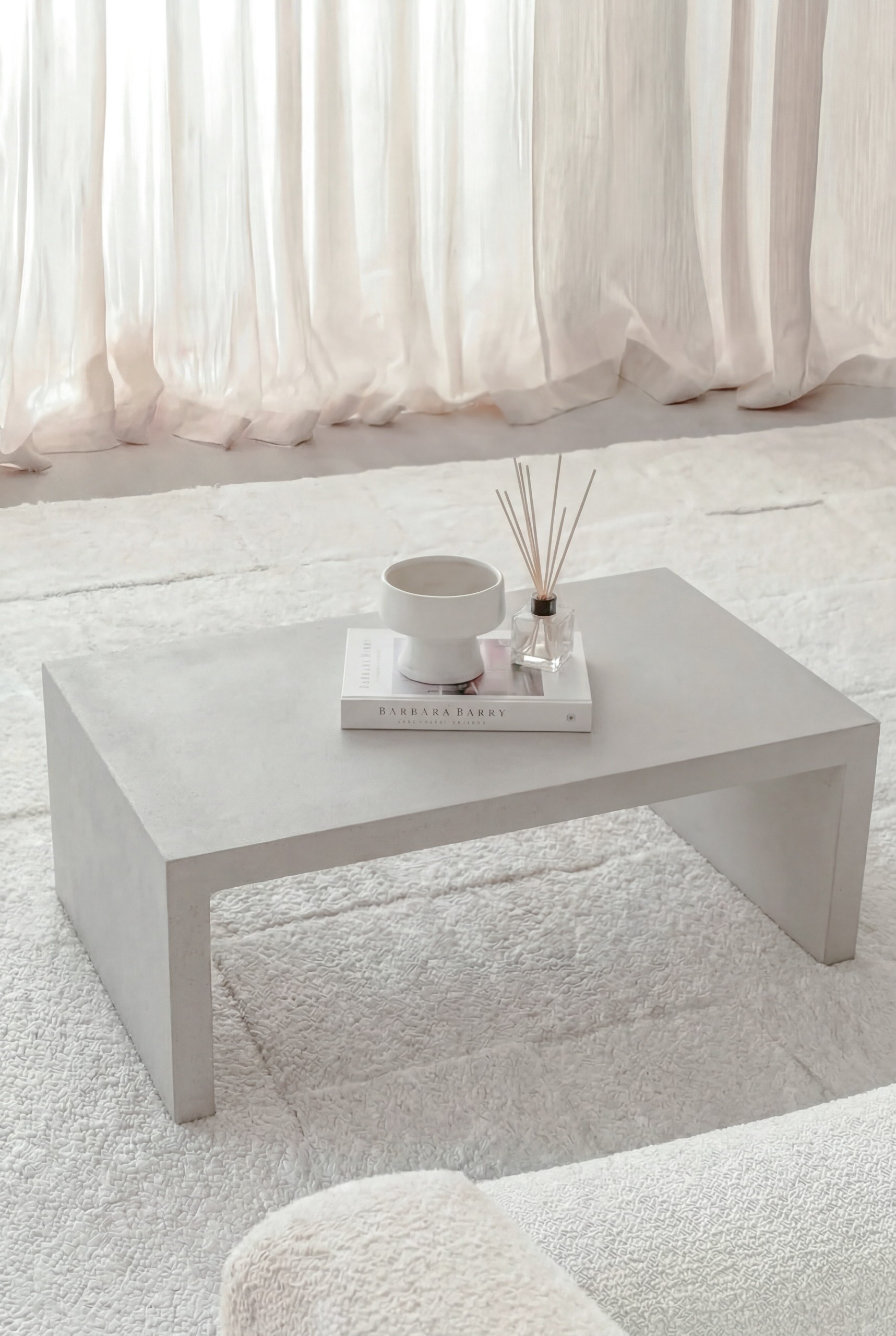 Camden Limestone U shaped Coffee Table