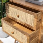 Inger Rattan Drawers Dresser