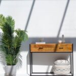 Lanny Wooden Console Table with Two Drawers