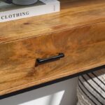 Lanny Wooden Console Table with Two Drawers