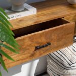 Lanny Wooden Console Table with Two Drawers