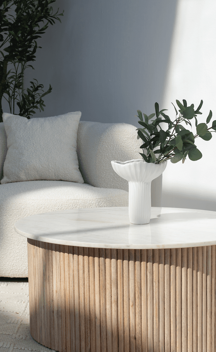 Long Flower White Vase - Image 2