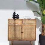 Cora Rattan Sideboard with Two Drawers & Two Doors
