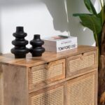 Cora Rattan Sideboard with Two Drawers & Two Doors