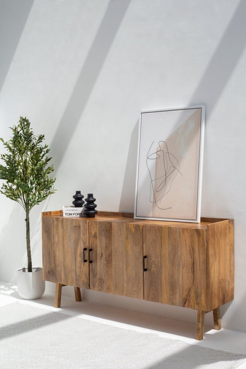 Donna Mango Wood Sideboard - Image 4