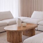 Kimberly Oval Wooden Coffee Table