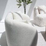 Amanti Off-White Boucle 2 Seater Sofa