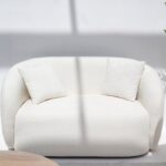 Amanti Off-White Boucle 2 Seater Sofa