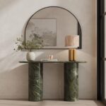 Zoya Black Arched Wall Mirror (120x90CM)