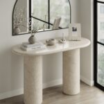 Zoya Black Arched Wall Mirror (120x90CM)