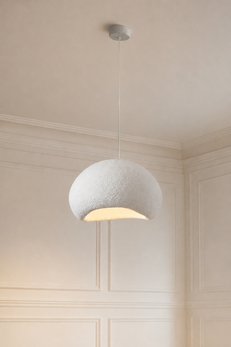 Wabi Sabi Off White Irregular Ceiling Lamp