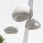 Wabi Sabi Off White Irregular Ceiling Lamp