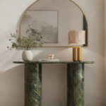 Zoya Gold Arched Wall Mirror (120x90CM)