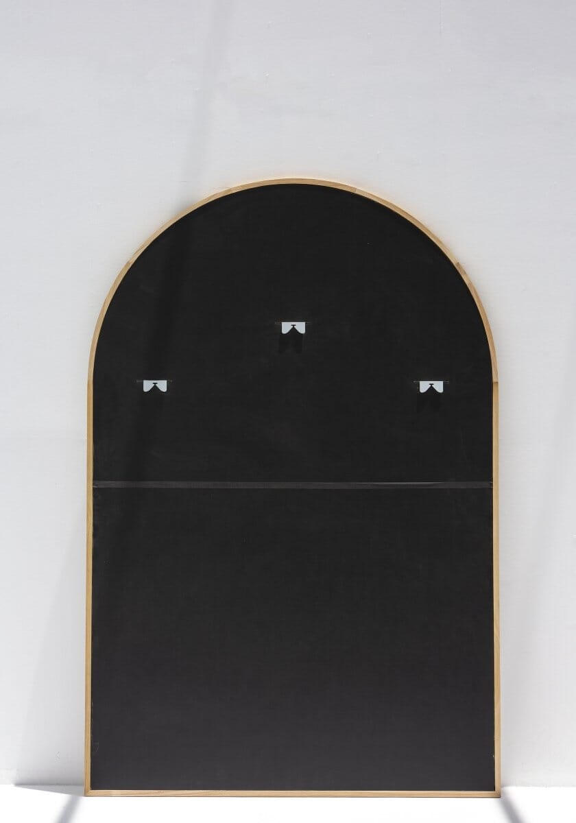 Eleanor Light Wood Arch Mirror (210x140CM) - Image 5